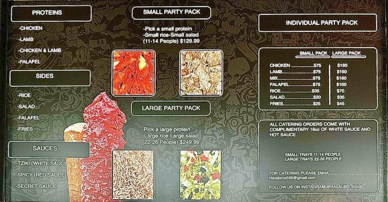 Halal Bros - Fresno, CA menu_pic