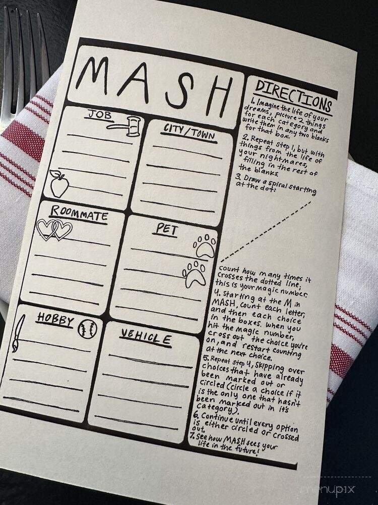 Elementary - Austin, TX menu_pic