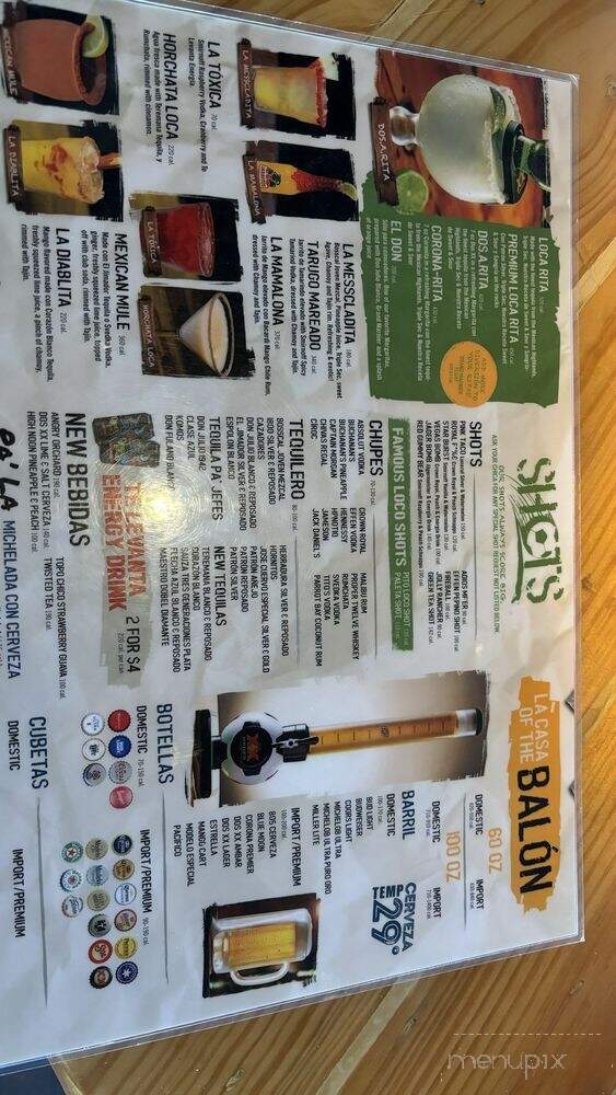 Ojos Locos Sports Cantina - Phoenix, AZ menu_pic