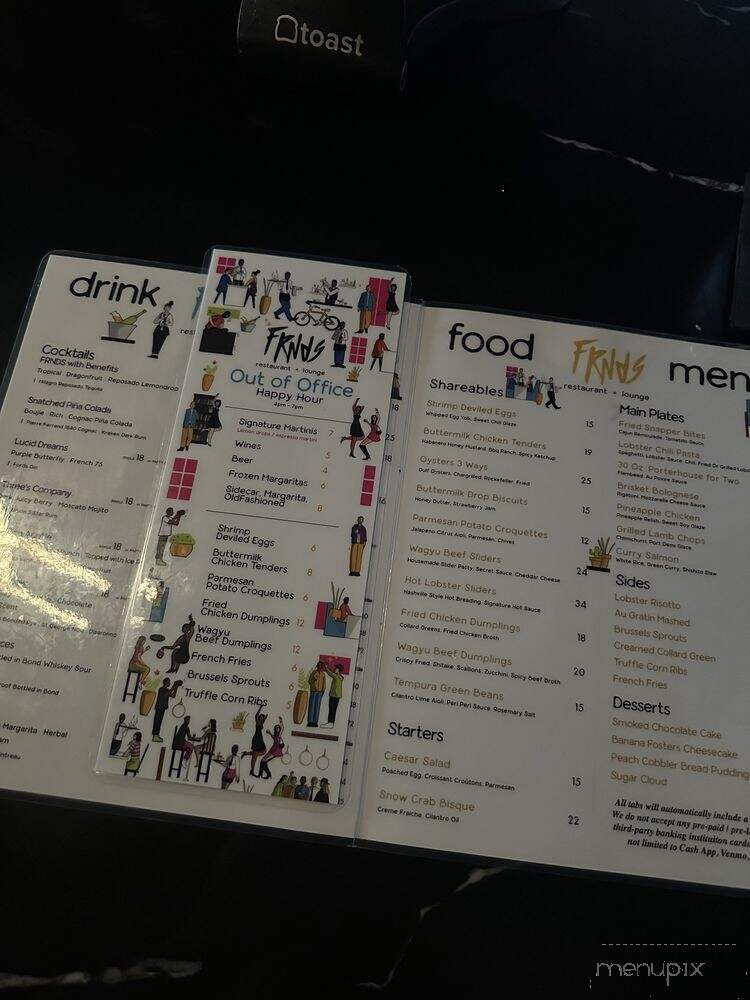 FRNDS Restaurant & Lounge - Houston, TX menu_pic