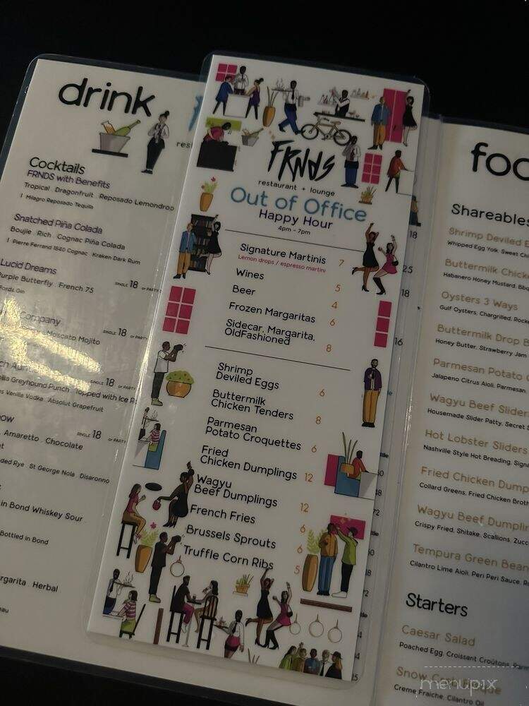 FRNDS Restaurant & Lounge - Houston, TX menu_pic