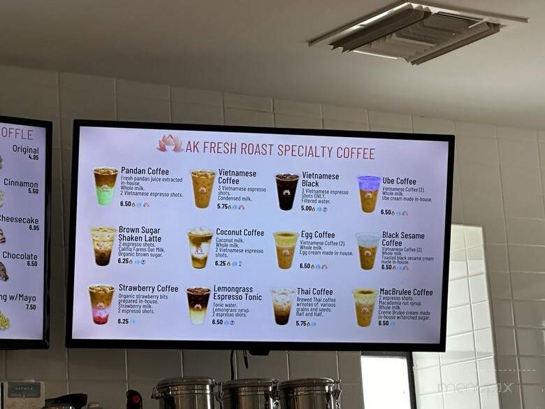 AK Fresh Roast - San Gabriel, CA menu_pic