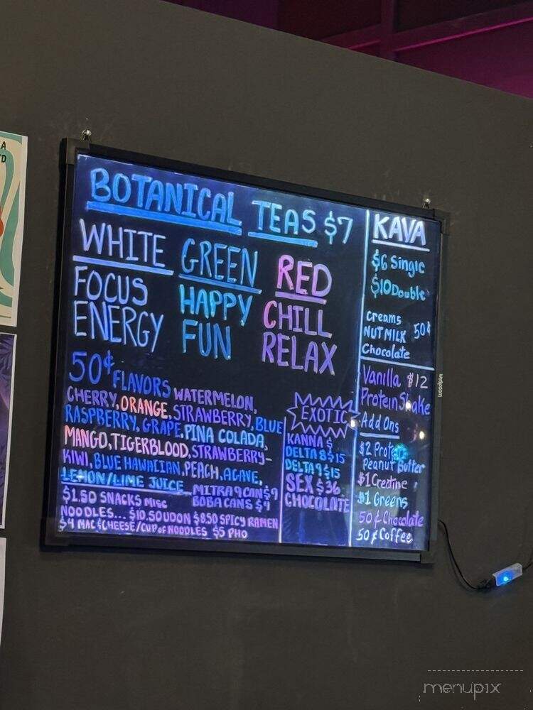 Jax Beach Kava Bar - Jacksonville Beach, FL menu_pic