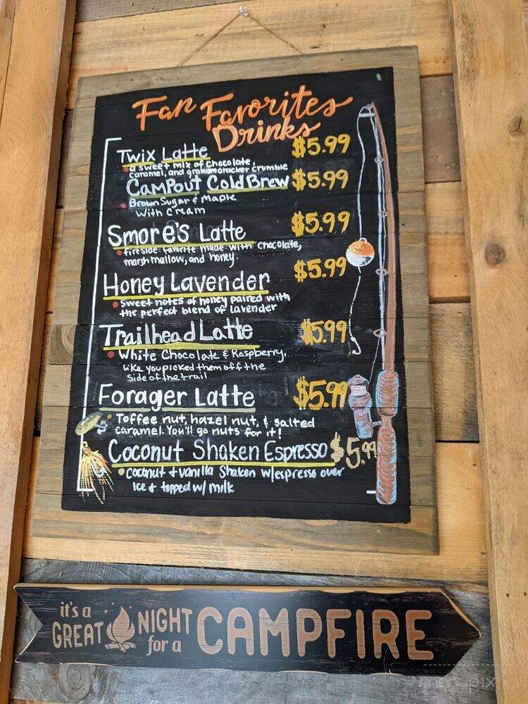 Campfire Coffee - Negaunee, MI menu_pic