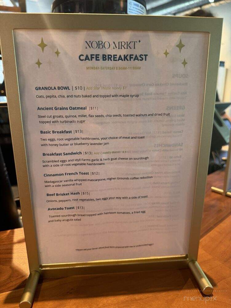 NoBo Mrkt - Traverse City, MI menu_pic