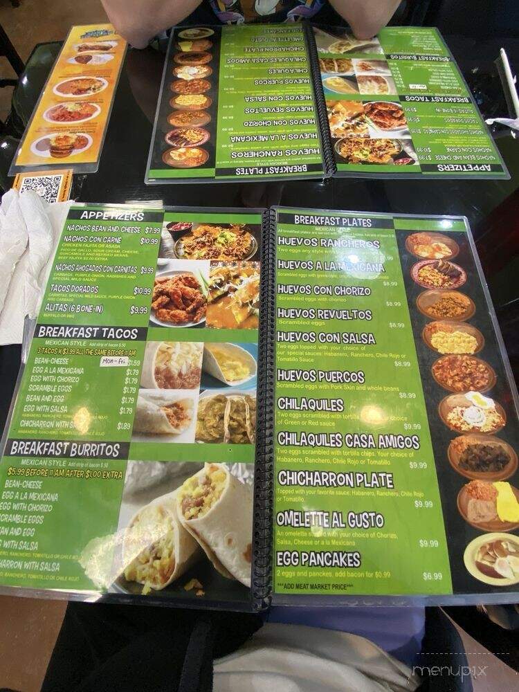 Casa Amigos Mexican Restaurant - San Antonio, TX menu_pic