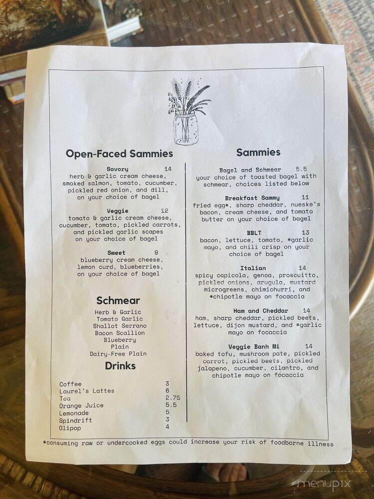 Cultured - Sister Bay, WI menu_pic