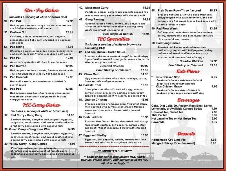 Thai Lake Charles - Lake Charles, LA