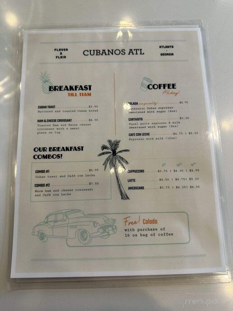 Cubanos ATL - Roswell, GA menu_pic