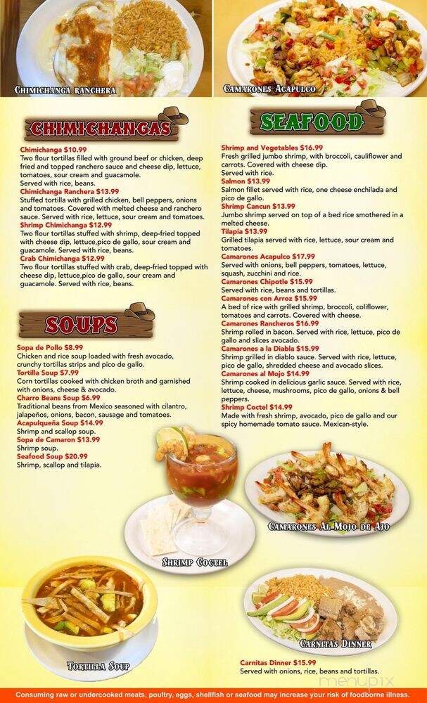 Taqueria Azteca - Elizabethtown, KY menu_pic