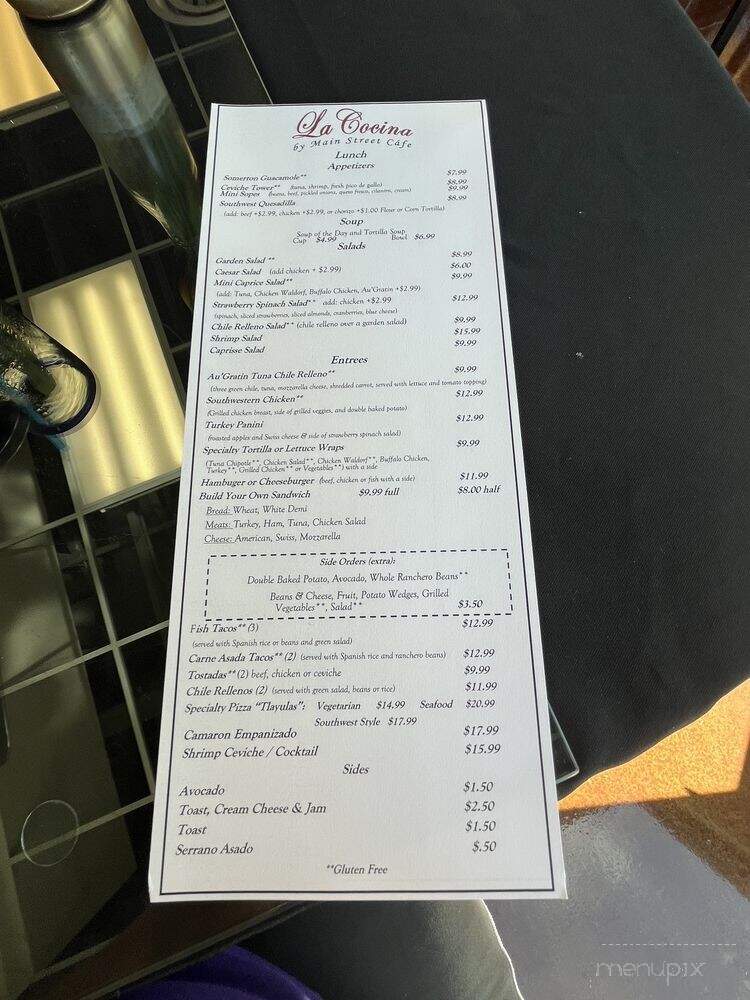La Cocina - Somerton, AZ menu_pic
