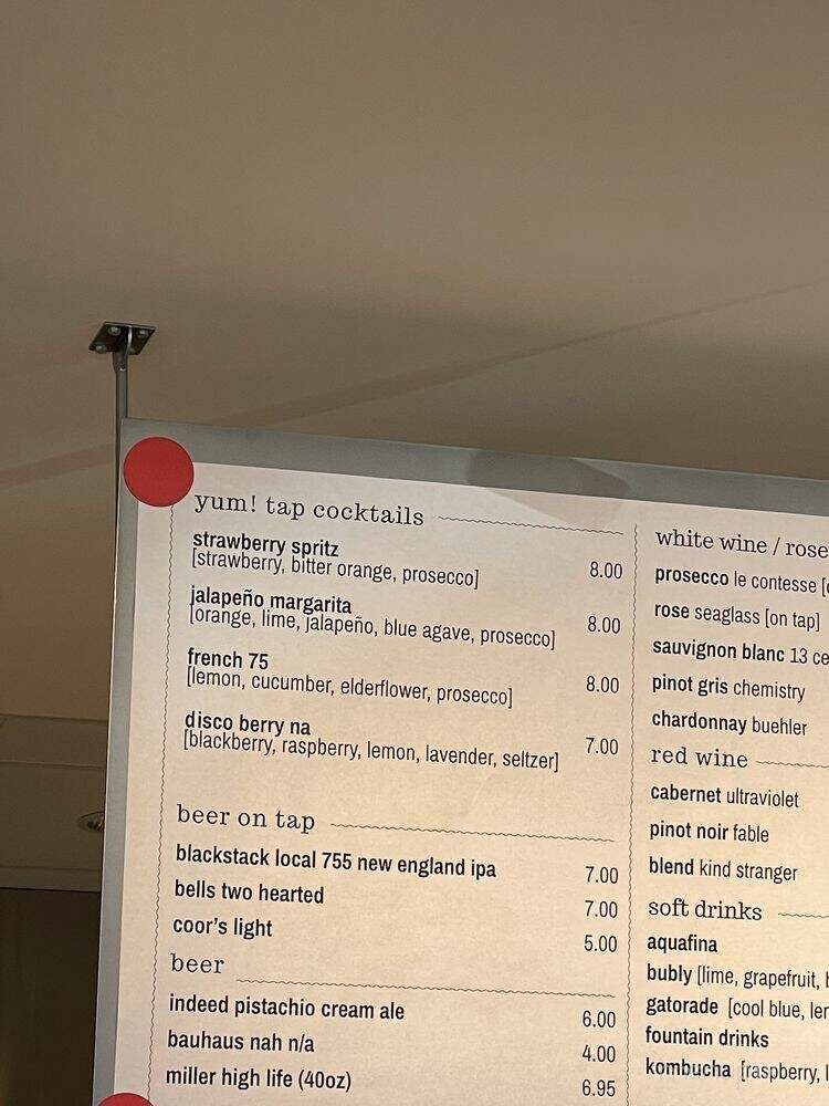 Yum Kitchen & Bakery - Woodbury, MN menu_pic