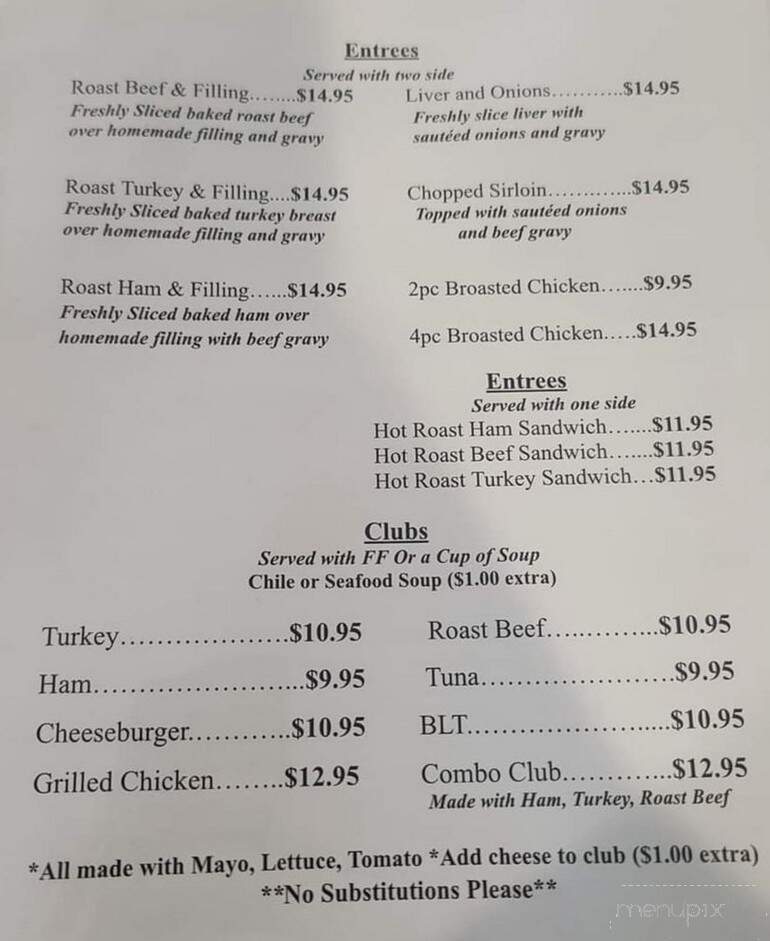 81 Diner - Abbottstown, PA menu_pic