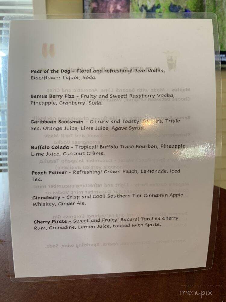 14 Main-See-Zurh House - Bemus Point, NY menu_pic