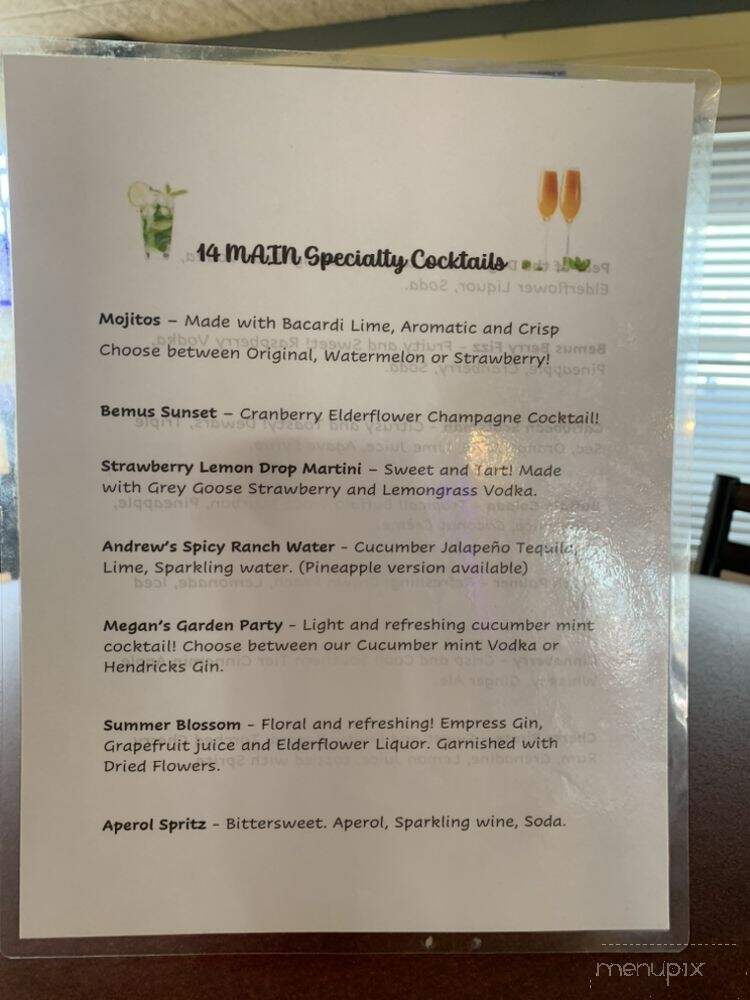 14 Main-See-Zurh House - Bemus Point, NY menu_pic