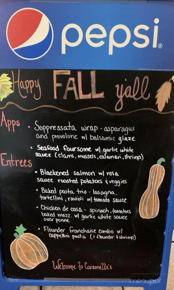 Caramellas Italian Bistro - Egg Harbor Township, NJ menu_pic