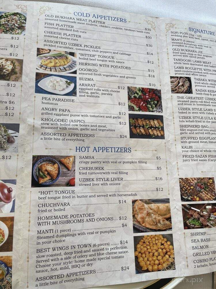 Old Bukhara - Marlboro, NJ menu_pic