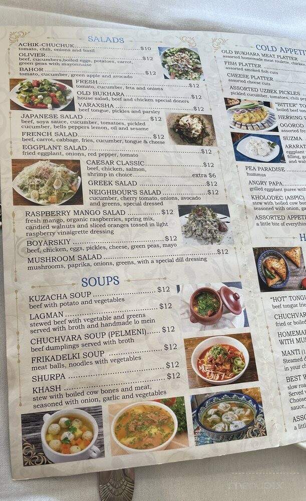 Old Bukhara - Marlboro, NJ menu_pic