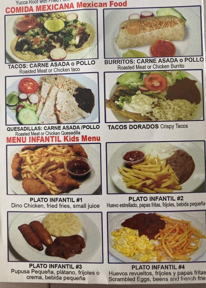El Metapaneco Pupuseria y Restaurante - Fort Smith, AR menu_pic