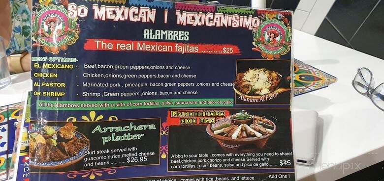 La Mexicanada - Newmarket, ON menu_pic