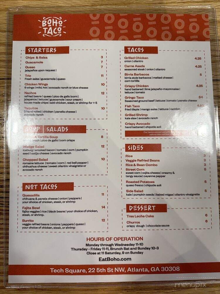 Boho Taco - Atlanta, GA