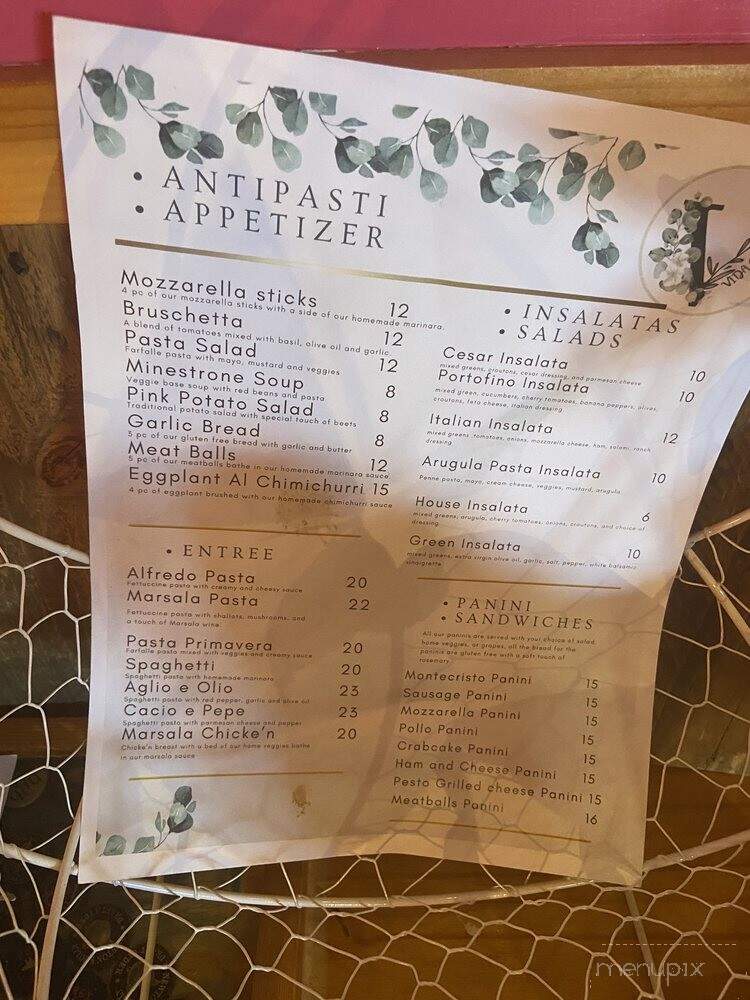 Vida Cafe - Fort Worth, TX menu_pic
