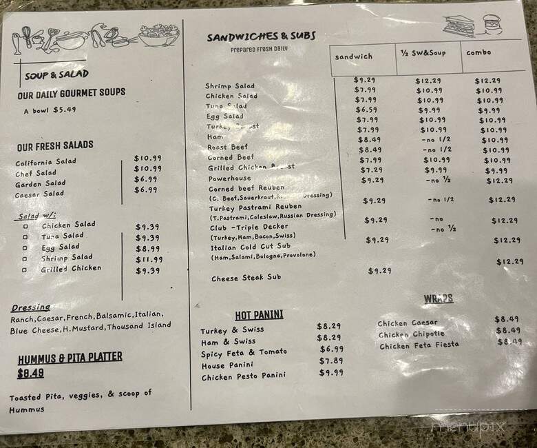 Michael's Deli Cafe - Columbia, MD menu_pic