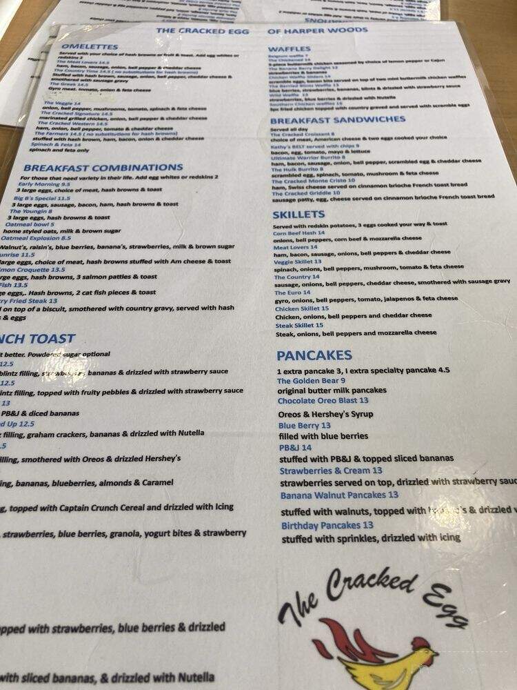 Cracked Egg of Harper Woods - Harper Woods, MI menu_pic