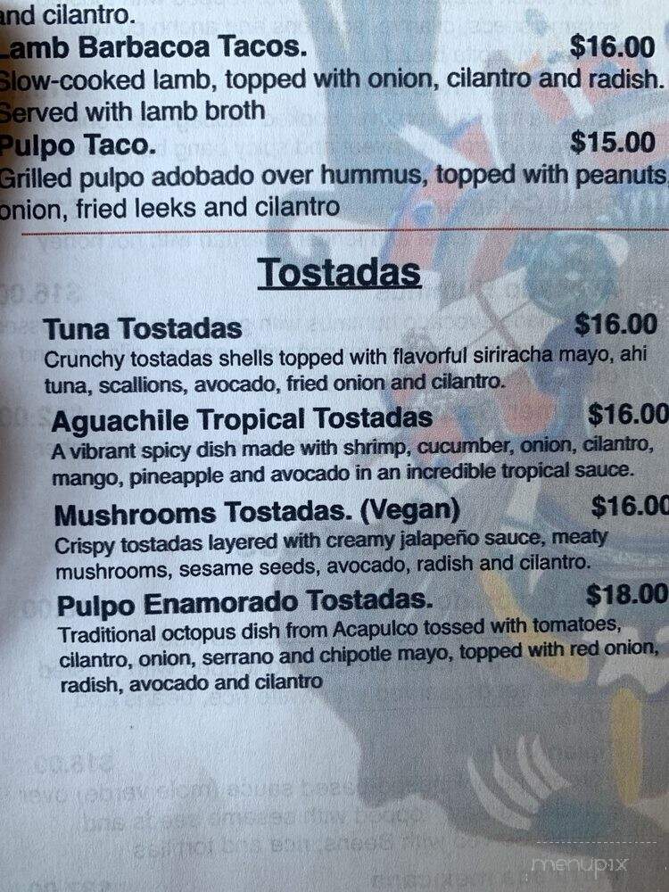 El Mictlan Restaurant - Philadelphia, PA menu_pic