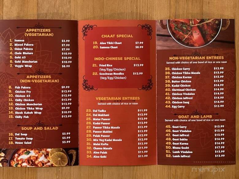 Charminar Biryani House - Detroit, MI menu_pic