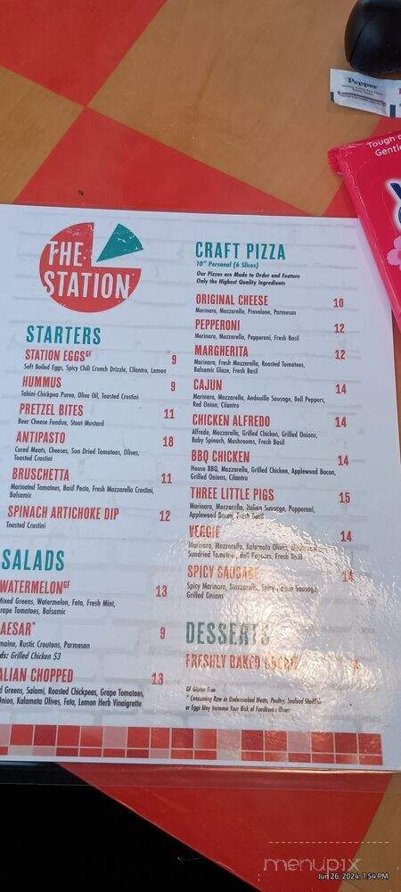 The Station - Jackson, MS menu_pic