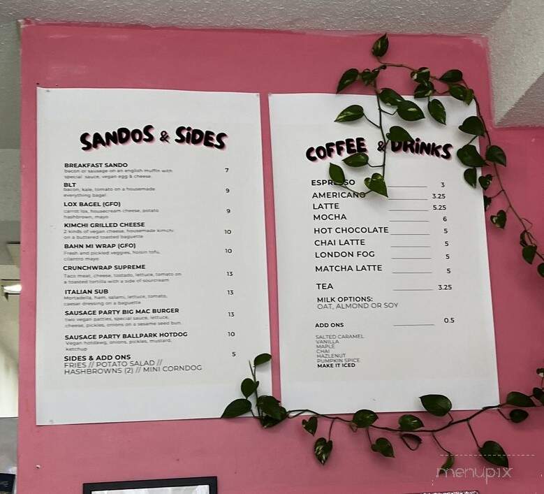 Aunty Ems Deli & Coffee - Toronto, ON menu_pic