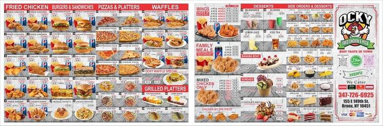 Ocky Fried Chicken & Pizza - Bronx, NY menu_pic