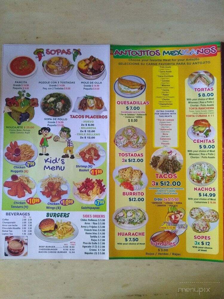 Antojitos Acatlan - Brooklyn, NY menu_pic