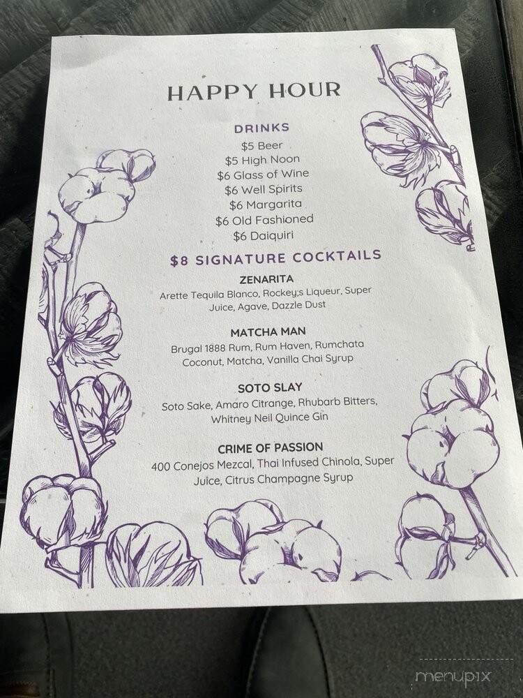 Violet's & Zen's - Wilton Manors, FL menu_pic