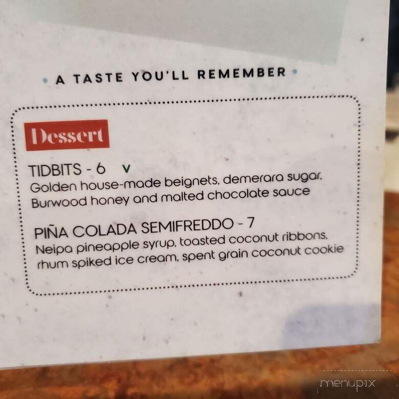 Veranda - Calgary, AB menu_pic
