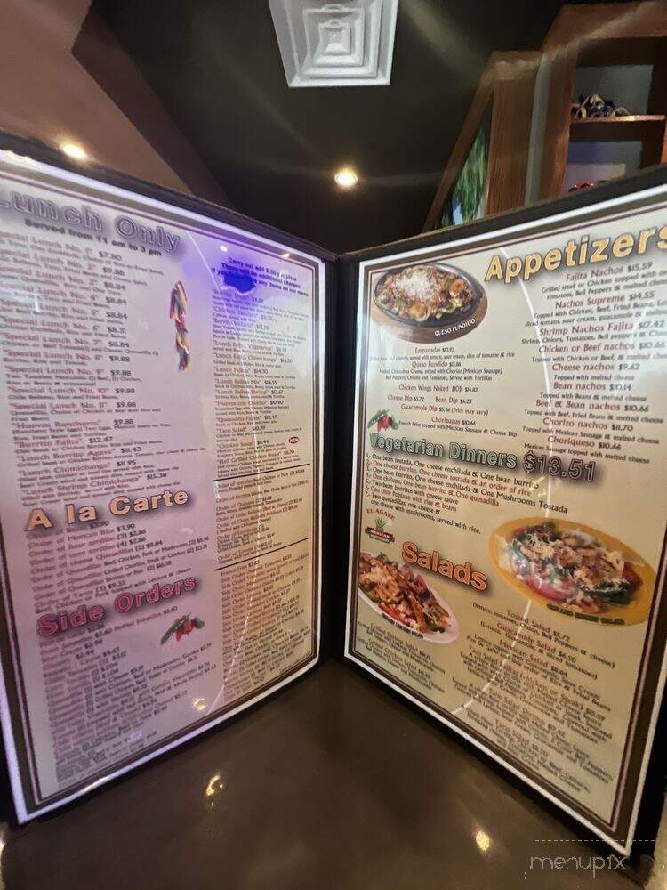 El Agave - St. Louis, MO menu_pic