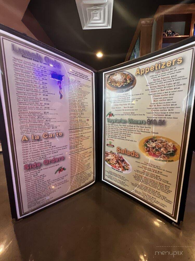 El Agave - St. Louis, MO menu_pic