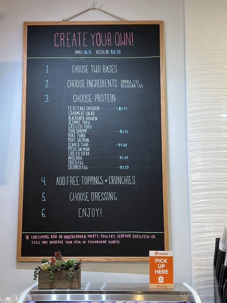 Rain Bowl 2 - Christiansburg, VA menu_pic