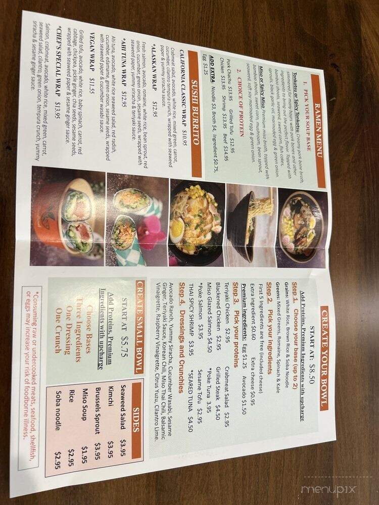Rain Bowl 2 - Christiansburg, VA menu_pic