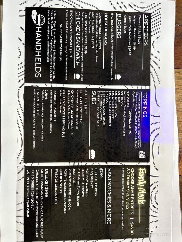Squires Corner Kitchen - Lexington, KY menu_pic