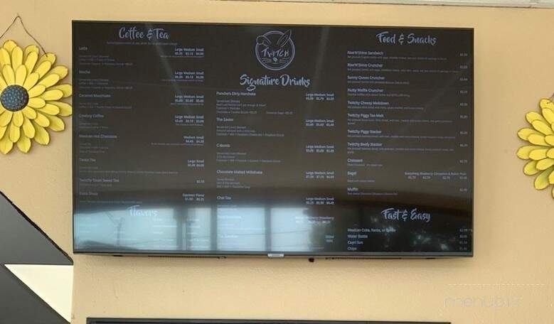 Twitch Coffee Life - Fort Worth, TX menu_pic