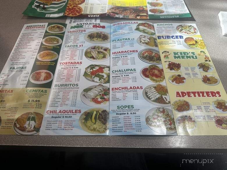 California Mexican & Italian Food & Pizza - New York, NY menu_pic