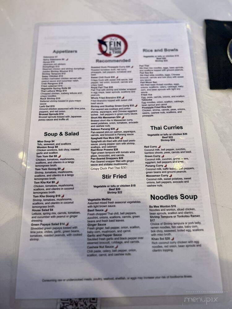 Fin Sushi Thai Johns Creek - Johns Creek, GA