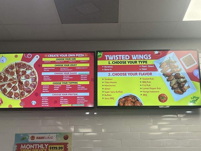 Naan Twist - Sacramento, CA menu_pic