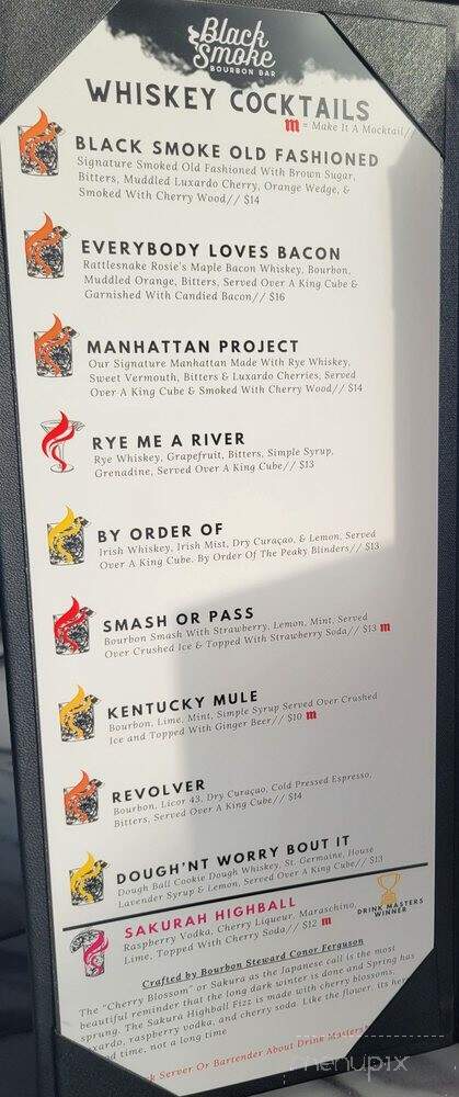 Black Smoke - Hamburg, NY menu_pic