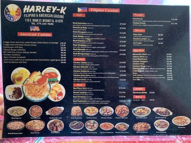 Harley-K - Wyanet, IL menu_pic