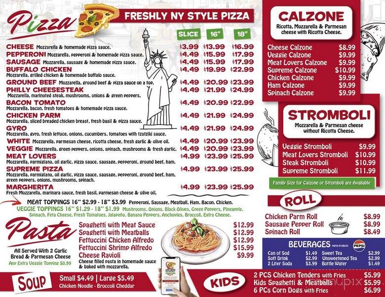 Bob Pizza & Grill - Raeford, NC menu_pic