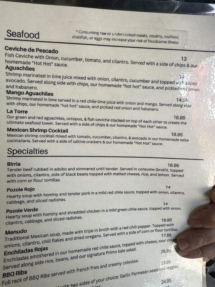 Villalobos Kitchen - Long Beach, CA menu_pic