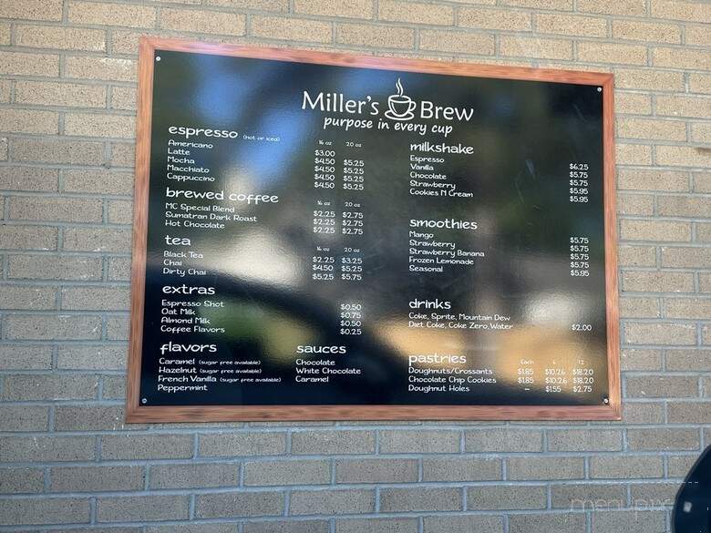 Millers Brew - Fayetteville, NC menu_pic